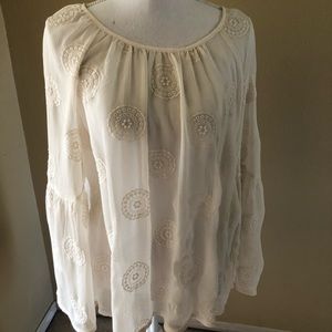 Really cute sheer blouse